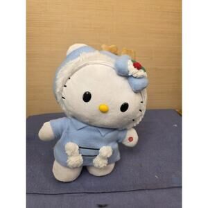 Gemmy Hello Kitty Animated Plush Frosty Snowman Song Side Stepper Sanrio CVS New